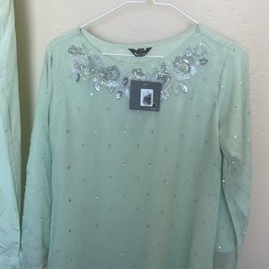 Pakistani Women Designer Sheep Size 10 kamiz and pajama NWT